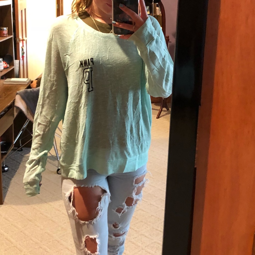 PINK sweater / sweatshirt